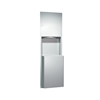 ASI 0469-BL Traditional™ Stainless Steel Recessed Paper Towel Dispenser with Waste Receptacle