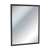 ASI 0600-2436-41 Matte Black Stainless Steel Angle Frame Mirror 24 x 36