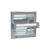 ASI 7402-SD Satin Stainless Steel Recessed Toilet Paper Holder for Drywall