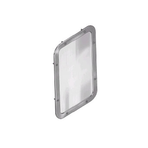 Security-Framed Wall Mirror - Model SA06 - Front Mounted