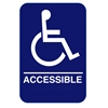 California Approved ADA Handicap Accessible Restroom Sign