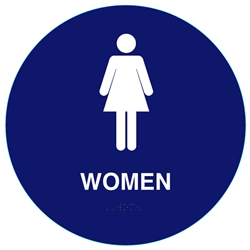 California Women Restroom Sign