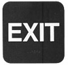 Exit With Braille Black 