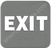 Exit Sign Grey 4411 Exit sign, ADA Exit sign