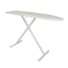 Hospitality 1 IBTACDSF11 Basic Full Size Ironing Board - Light Khaki Cover / White Legs