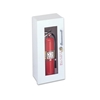 JL Decorline Series 5019G20 Surface Mounted 5lb. Fire Extinguisher Cabinet with Safety Lock
