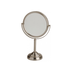 10X Matte Nickel Vanity Mirror