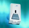 Plastilux Plastic Cartridge Soap Dispenser in White/Gray
