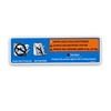 Warning Label for Koala Child Protective Seat KB794