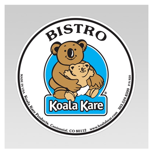 Koala Bistro Seat Back Label