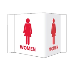 Visi-Signs™ 3D Womens Restroom Sign VS5W