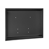 Saniflow KT0016HCSB-ASTM BabyMedi® Stainless Steel Horizontal Recess Kit - Black