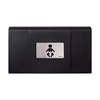 Foundations® Ultra 200-EH-02 Black & Stainless Baby Changing Station Horizontal