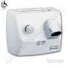 Bradley Surface Mounted Hand/Hair Dryer Model 2874 Surface mounted, Push button activation, Durable cast iron cover