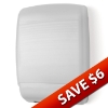 Palmer Fixture TD0179-03 Multi-Fold Towel Dispenser Translucent White 