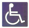 Plastic Sign and Handicap Logo 