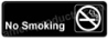 No Smoking Sign Black 5520 