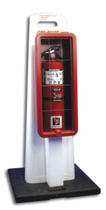 Portable Fire Extinguisher Cabinet for 10 lbs Extinguisher - Model FIREGUARD-10 