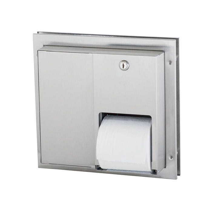 Partition Mounted - Serves Two Compartments