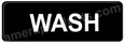 Wash Sign Black 5509 