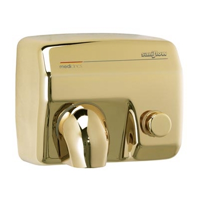 Saniflow® E88AO Hand Dryer - Automatic - Gold Plated Metal