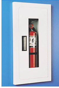 Semi- Recessed Fire Rated Fire Extinguisher Cabinet - Model S-116 