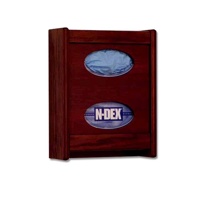 Wooden Mallet Tissue/Glove Box Holder (natural finish) WCG2