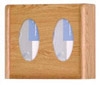 Wooden Mallet 2 Glove Box Wall Rack GBW11-2