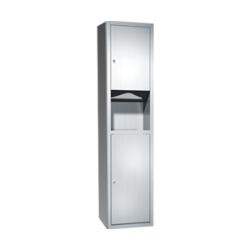 ASI 0467-9 Paper Towel Dispenser & Waste Receptacle - Surface Mounted