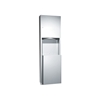 ASI 0469-2 Traditional™ Stainless Steel Semi-Recessed Paper Towel Dispenser with Waste Receptacle 