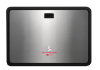 ASI 9024-41 Stainless Steel Veneer Black Baby Changing Station Horizontal Surface Mounted