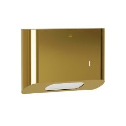 Bradley 2B1-113400-BR Elvari Brushed Brass Paper Towel Dispenser - Small Capacity 