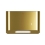 Bradley 2B1-113400-BR Elvari Brushed Brass Paper Towel Dispenser - Small Capacity - 2B1-113400-BR