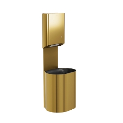 Bradley 2B5 Elvari Brushed Brass Surface-Mounted Combination Unit - Various Sizes 