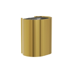 Bradley 3B1 Elvari Brushed Brass Surface Mounted Waste Receptacle - Various Sizes 