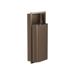 Bradley 3B1 Elvari Brushed Bronze Recessed Waste Receptacle - Various Sizes 