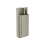 Bradley 3B1 Elvari Brushed Nickel Recessed Waste Receptacle - Various Sizes - 3B1-003400-BN