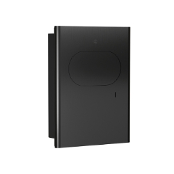 Bradley 4B2-000000-BB Elvari Brushed Black Recessed Napkin Disposal 