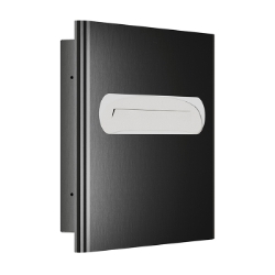 Bradley 5B1-003600-BB Elvari Brushed Black Recessed Seat Cover Dispenser 