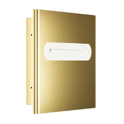 Bradley 5B1-003600-BR Elvari Brushed Brass Recessed Seat Cover Dispenser 