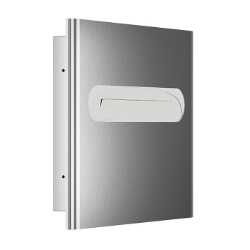 Bradley 5B1-003600 Elvari Satin Stainless Recessed Seat Cover Dispenser 
