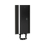 Bradley 6B1-110 Elvari Brushed Black Surface Mounted Manual Soap Dispenser - Liquid and Foam Soap Option - 6B1-1100000-BB
