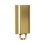 Bradley 6B1-110 Elvari Brushed Brass Surface Mounted Manual Soap Dispenser - Liquid and Foam Soap Option - 6B1-1100000-BR