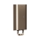 Bradley 6B1-110 Elvari Brushed Bronze Surface Mounted Manual Soap Dispenser - Liquid and Foam Soap Option - 6B1-1100000-BZ
