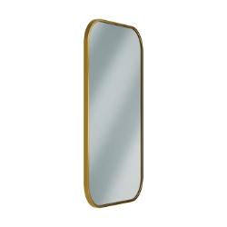 Bradley 7B1 Elvari Framed Brushed Brass Mirror - Various Sizes 