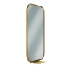 Bradley 7B1 Elvari Framed Mirror With Brushed Brass Shelf - Various Sizes