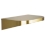 Bradley 7B2 Elvari Brushed Brass Shelf 8" Depth - Various Sizes - 7B2-0081200-BR