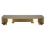 Bradley 7B2 Elvari Brushed Brass Shelf 8" Depth With Hooks - Various Sizes - 7B2-0081296-BR