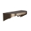 Bradley 7B2 Elvari Brushed Bronze Shelf 5" Depth With Hooks - Various Sizes - 7B2-0051296-BZ
