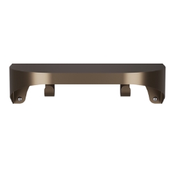Bradley 7B2 Elvari Brushed Bronze Shelf 5" Depth With Hooks - Various Sizes 